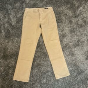 Stretch Organic Cotton Chinos - Slim, Tan Khaki